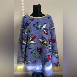 Disney Women's Unisex Fuzzy Walt
Disney Plush Crew Neck Pluto Sweater
Large